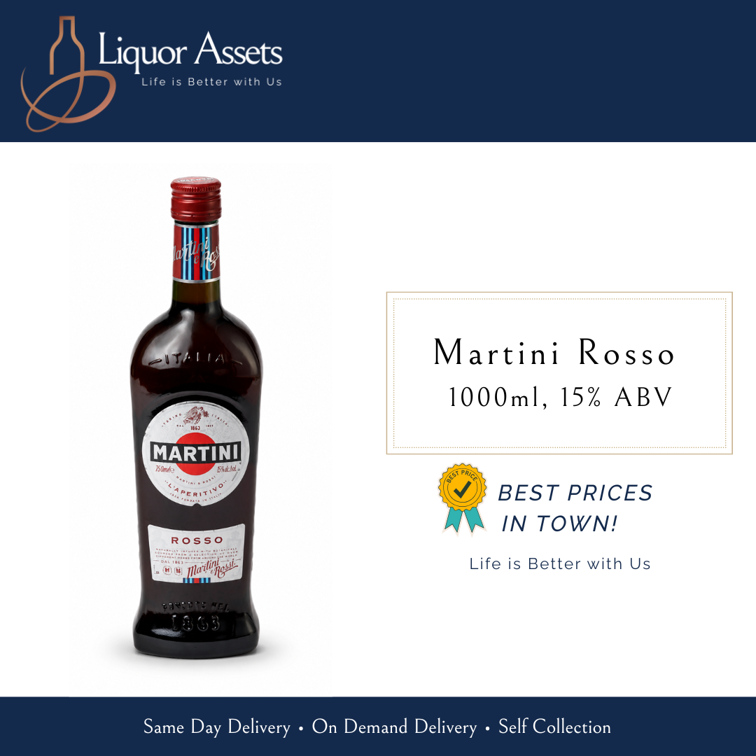 Martini Rosso Vermouth 1L | Liquor Assets