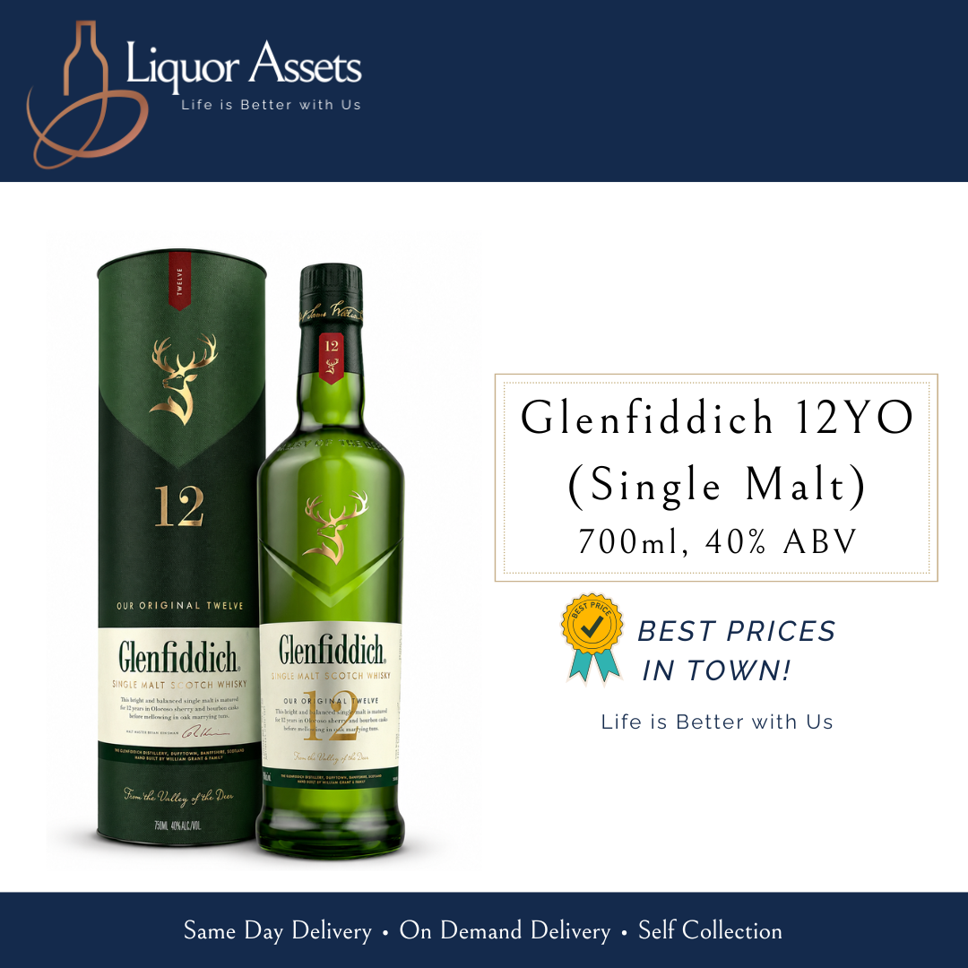 Glenfiddich 12 Year Old 700ml | Liquor Assets