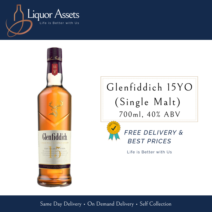 Glenfiddich 15 Years Solera Reserve 700ml