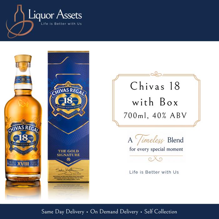 Chivas 18 Years 700ml with box